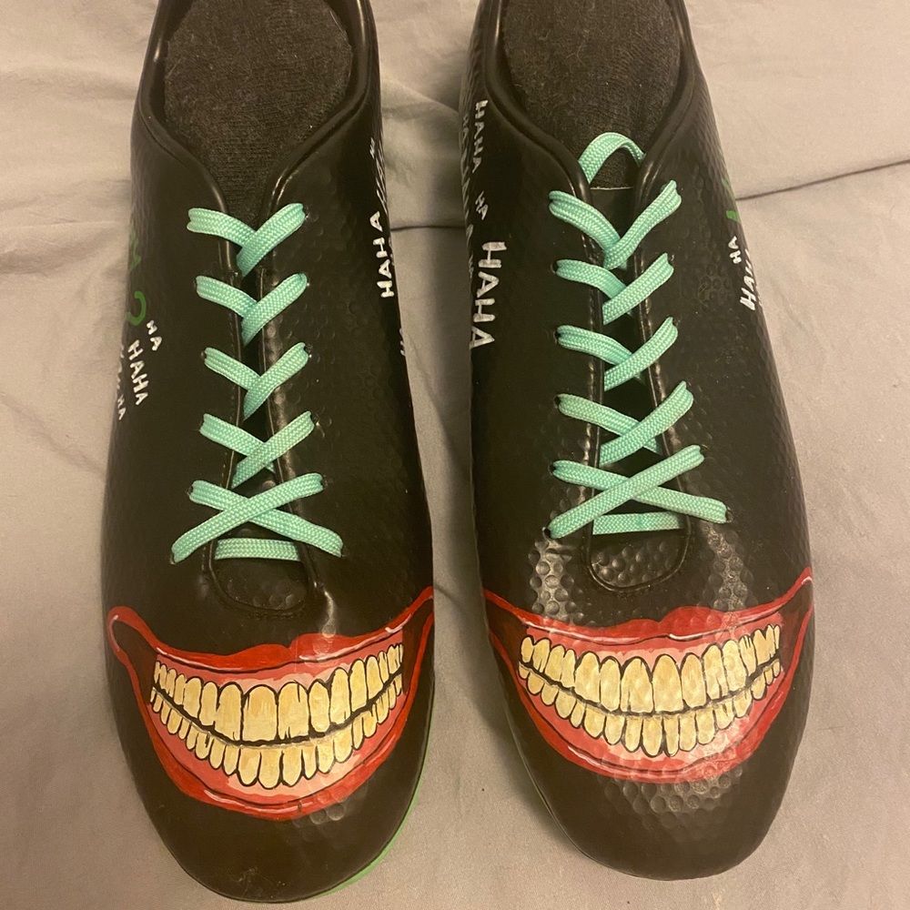 CUSTOM Nike Cleats - Joker style
